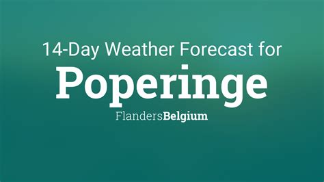 weer poperinge|Poperinge, West Flanders, Belgium Weather